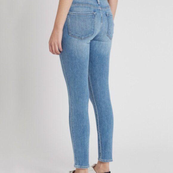 FRAME Le Skinny De Jeanne Mid Rise Skinny Jeans - Picture 3 of 11